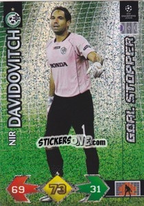Sticker Nir Davidovitch - UEFA Champions League 2009-2010. Super Strikes Update n. 424 - Panini