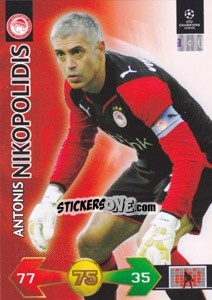 Cromo Antonios Nikopolidis - UEFA Champions League 2009-2010. Super Strikes Update - Panini