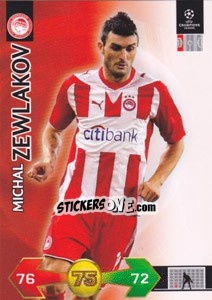Sticker Michal Zewlakow - UEFA Champions League 2009-2010. Super Strikes Update n. 428 - Panini