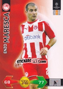 Sticker Enzo Maresca - UEFA Champions League 2009-2010. Super Strikes Update n. 430 - Panini
