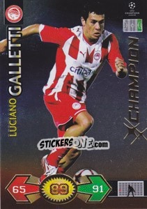 Sticker Luciano Galletti - UEFA Champions League 2009-2010. Super Strikes Update - Panini