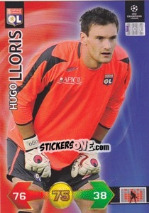 Sticker Hugo Lloris - UEFA Champions League 2009-2010. Super Strikes Update n. 437 - Panini