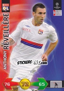 Cromo Anthony Réveillère - UEFA Champions League 2009-2010. Super Strikes Update - Panini