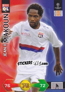 Figurina Jean II Makoun - UEFA Champions League 2009-2010. Super Strikes Update - Panini