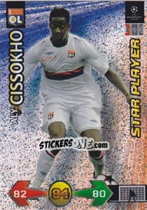 Sticker Aly Cissokho - UEFA Champions League 2009-2010. Super Strikes Update - Panini