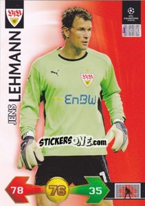 Sticker Jens Lehmann - UEFA Champions League 2009-2010. Super Strikes Update n. 453 - Panini