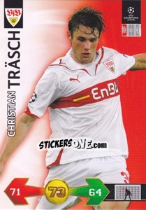 Sticker Christian Träsch - UEFA Champions League 2009-2010. Super Strikes Update n. 457 - Panini