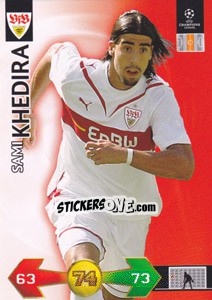 Sticker Sami Khedira - UEFA Champions League 2009-2010. Super Strikes Update - Panini