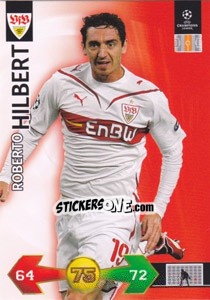 Sticker Roberto Hilbert - UEFA Champions League 2009-2010. Super Strikes Update n. 461 - Panini