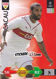 Sticker Cacau - UEFA Champions League 2009-2010. Super Strikes Update - Panini