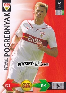 Cromo Pavel Pogrebnyak - UEFA Champions League 2009-2010. Super Strikes Update - Panini