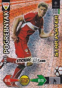 Cromo Pavel Pogrebnyak - UEFA Champions League 2009-2010. Super Strikes Update - Panini