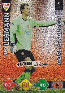 Cromo Jens Lehmann - UEFA Champions League 2009-2010. Super Strikes Update - Panini