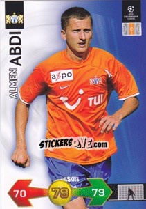 Sticker Almen Abdi - UEFA Champions League 2009-2010. Super Strikes Update - Panini
