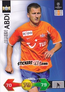 Figurina Almen Abdi - UEFA Champions League 2009-2010. Super Strikes Update n. 471 - Panini