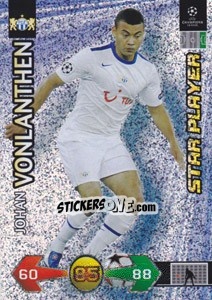 Sticker Johan Vonlanthen - UEFA Champions League 2009-2010. Super Strikes Update - Panini