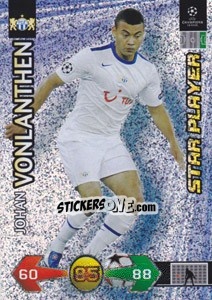 Sticker Johan Vonlanthen - UEFA Champions League 2009-2010. Super Strikes Update n. 473 - Panini