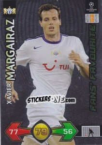 Sticker Xavier Margairaz - UEFA Champions League 2009-2010. Super Strikes Update n. 475 - Panini