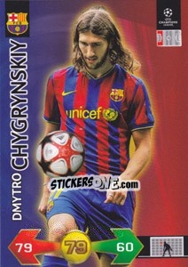 Sticker Dmytro Chygrynskiy - UEFA Champions League 2009-2010. Super Strikes Update n. 476 - Panini