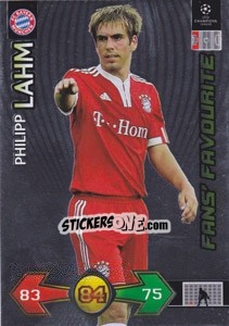Figurina Philipp Lahm - UEFA Champions League 2009-2010. Super Strikes Update - Panini