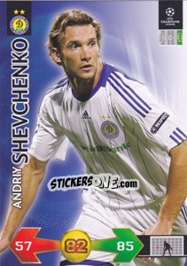 Sticker Andriy Shevchenko - UEFA Champions League 2009-2010. Super Strikes Update n. 483 - Panini
