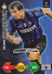 Sticker Dejan Stankovic - UEFA Champions League 2009-2010. Super Strikes Update - Panini
