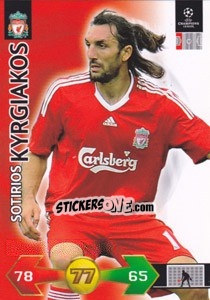 Figurina Sotirios Kyrgiakos - UEFA Champions League 2009-2010. Super Strikes Update n. 490 - Panini