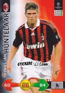 Sticker Klaas-Jan Huntelaar - UEFA Champions League 2009-2010. Super Strikes Update - Panini