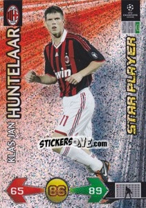 Cromo Klaas-Jan Huntelaar - UEFA Champions League 2009-2010. Super Strikes Update - Panini