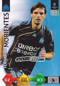 Sticker Fernando Morientes - UEFA Champions League 2009-2010. Super Strikes Update - Panini