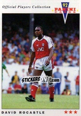 Sticker David Rocastle - UK Players Collection 1991-1992 n. 11 - Panini