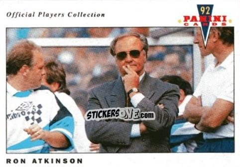 Sticker Ron Atkinson - UK Players Collection 1991-1992 n. 16 - Panini