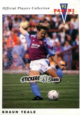 Cromo Shaun Teale - UK Players Collection 1991-1992 n. 20 - Panini