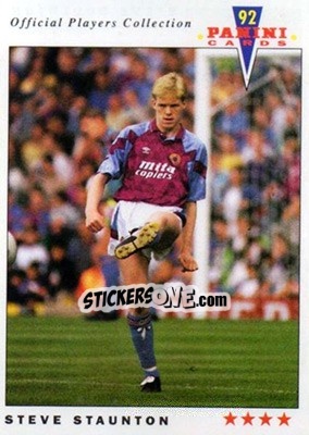 Cromo Steve Staunton - UK Players Collection 1991-1992 - Panini