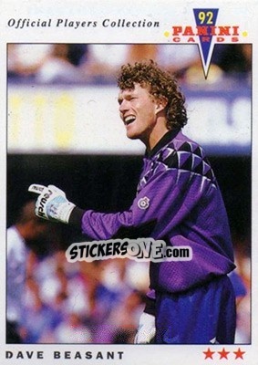 Sticker Dave Beasant - UK Players Collection 1991-1992 - Panini