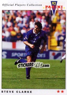 Cromo Steve Clarke - UK Players Collection 1991-1992 n. 31 - Panini