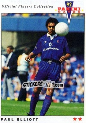 Cromo Paul Elliott - UK Players Collection 1991-1992 n. 34 - Panini