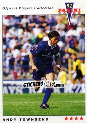 Figurina Andy Townsend - UK Players Collection 1991-1992 - Panini