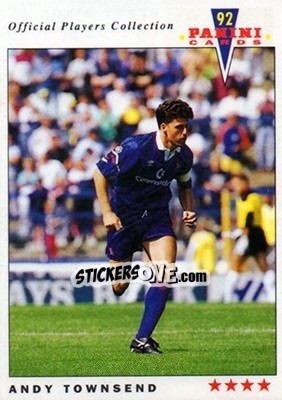 Sticker Andy Townsend - UK Players Collection 1991-1992 n. 37 - Panini