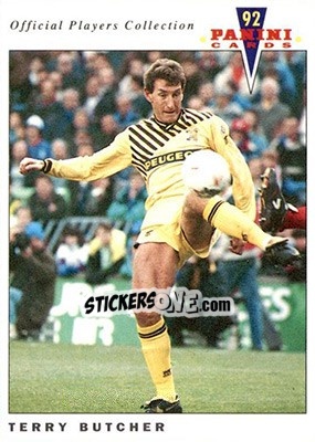 Sticker Terry Butcher - UK Players Collection 1991-1992 n. 41 - Panini