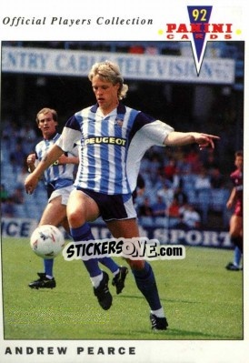Sticker Andrew Pearce - UK Players Collection 1991-1992 - Panini