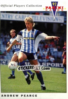 Sticker Andrew Pearce - UK Players Collection 1991-1992 n. 45 - Panini