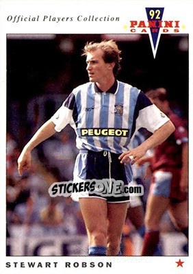 Sticker Stewart Robson - UK Players Collection 1991-1992 - Panini