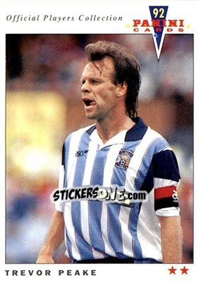 Sticker Trevor Peake - UK Players Collection 1991-1992 n. 48 - Panini