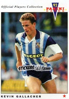 Figurina Kevin Gallacher - UK Players Collection 1991-1992 n. 49 - Panini