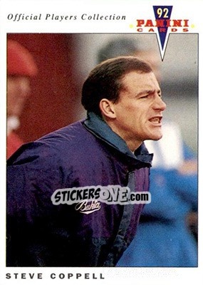 Sticker Steve Coppell - UK Players Collection 1991-1992 n. 52 - Panini