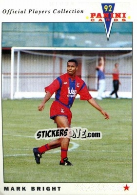 Sticker Mark Bright - UK Players Collection 1991-1992 - Panini