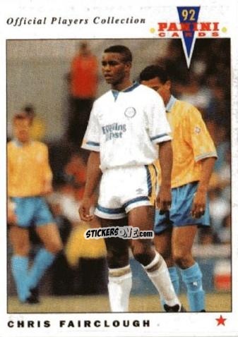 Sticker Chris Fairclough - UK Players Collection 1991-1992 n. 83 - Panini