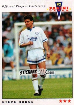 Figurina Steve Hodge - UK Players Collection 1991-1992 - Panini