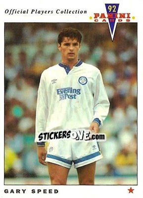 Sticker Gary Speed - UK Players Collection 1991-1992 - Panini